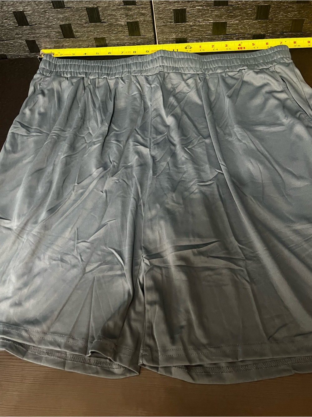 Men's Athletic Performance Basketball Shorts - Gray Size 2XL